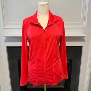 💖 Champion DuoDry Full Zip Jacket – Bright Fuchsia, Size L 💖